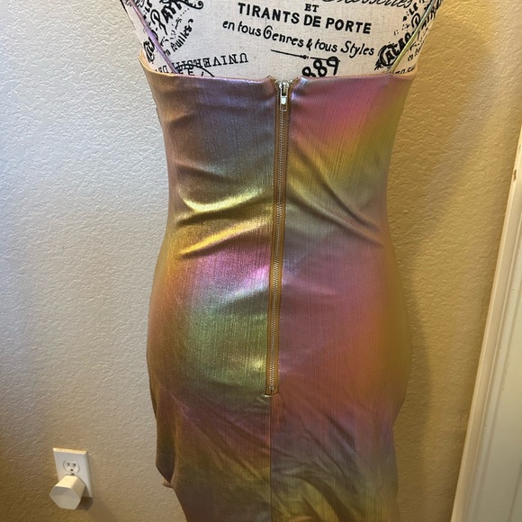 Storia Iridescent Mini Dress - Picture 2 of 6